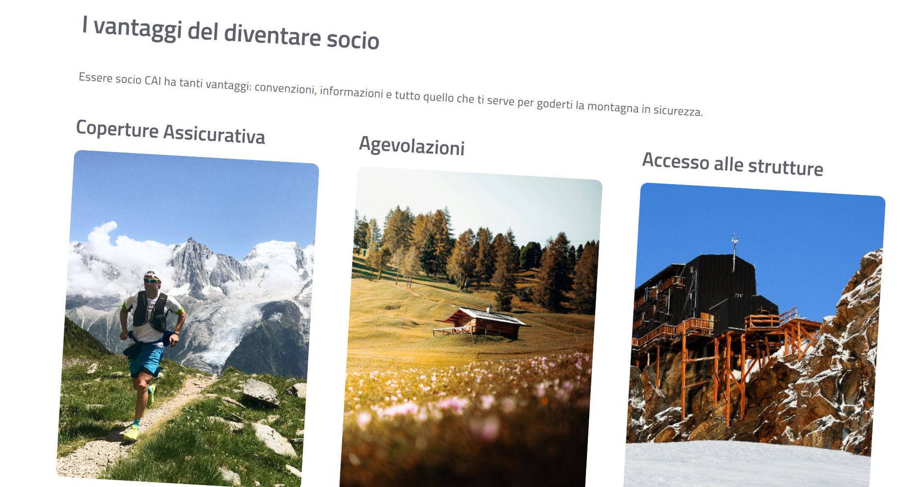 Passo Cai: l'assicurazione per i tesserati